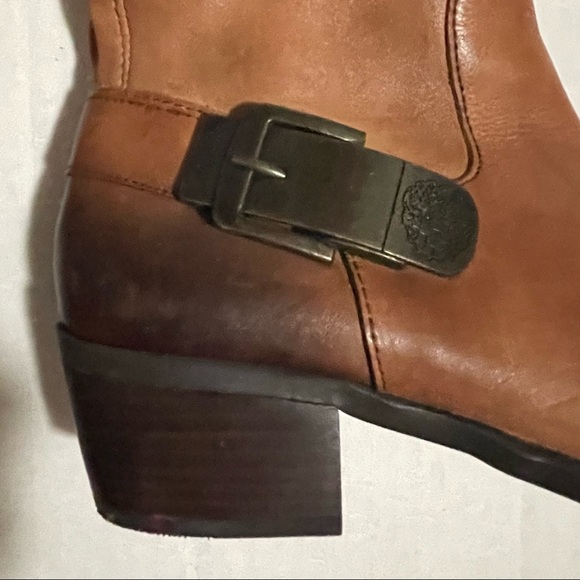 NIB Vince Camuto Bedina brown leather boots. Women’s size 8.5 - Picture 6 of 12